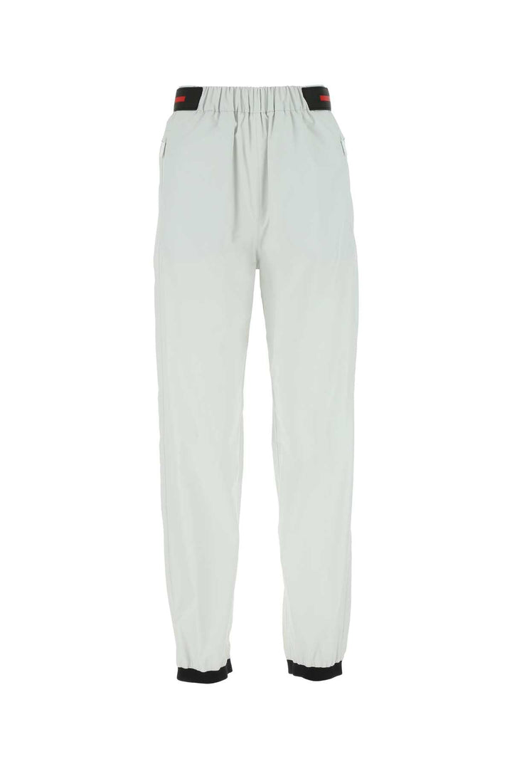 Prada Women Chalk Nylon Tech Pant