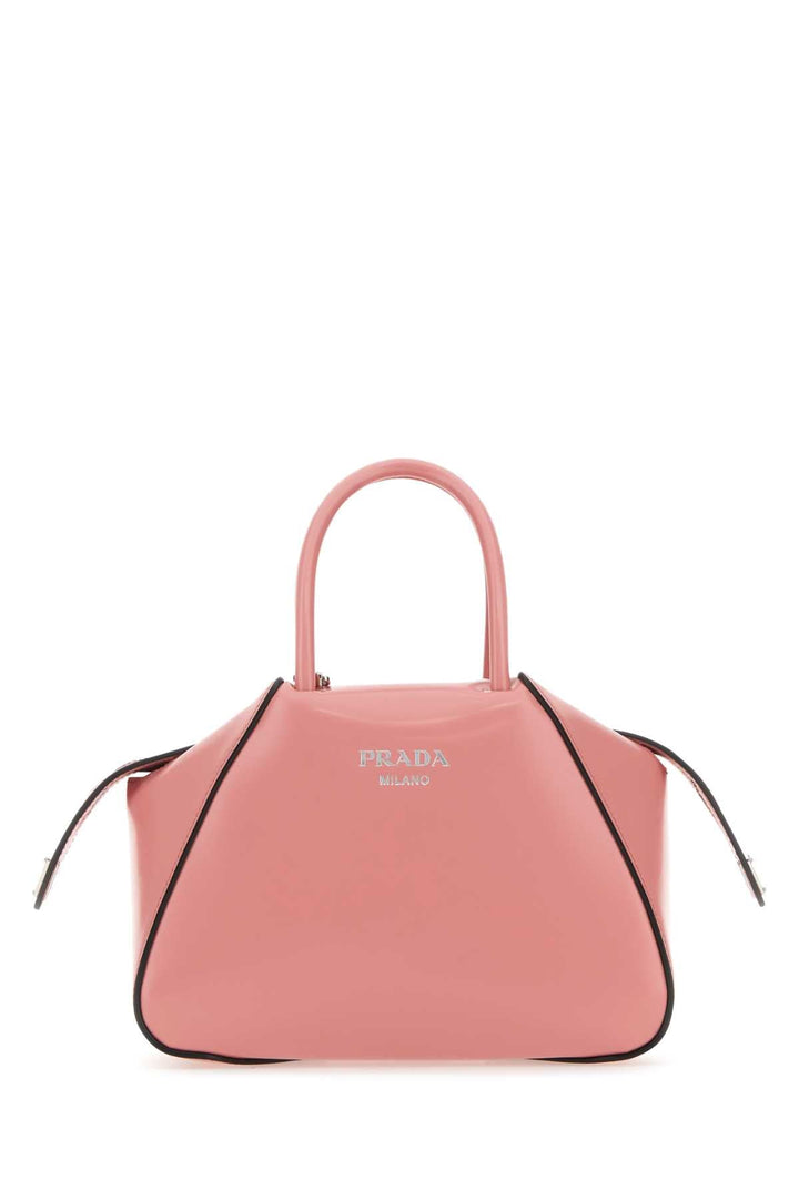 Prada Women Pink Leather Handbag