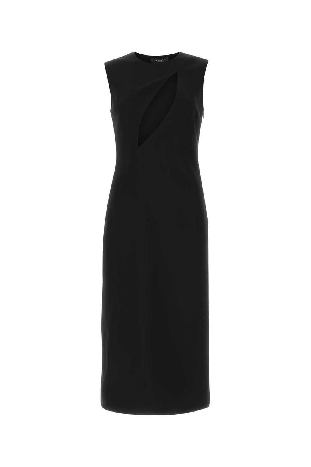 Versace Women Black Acetate Blend Dress
