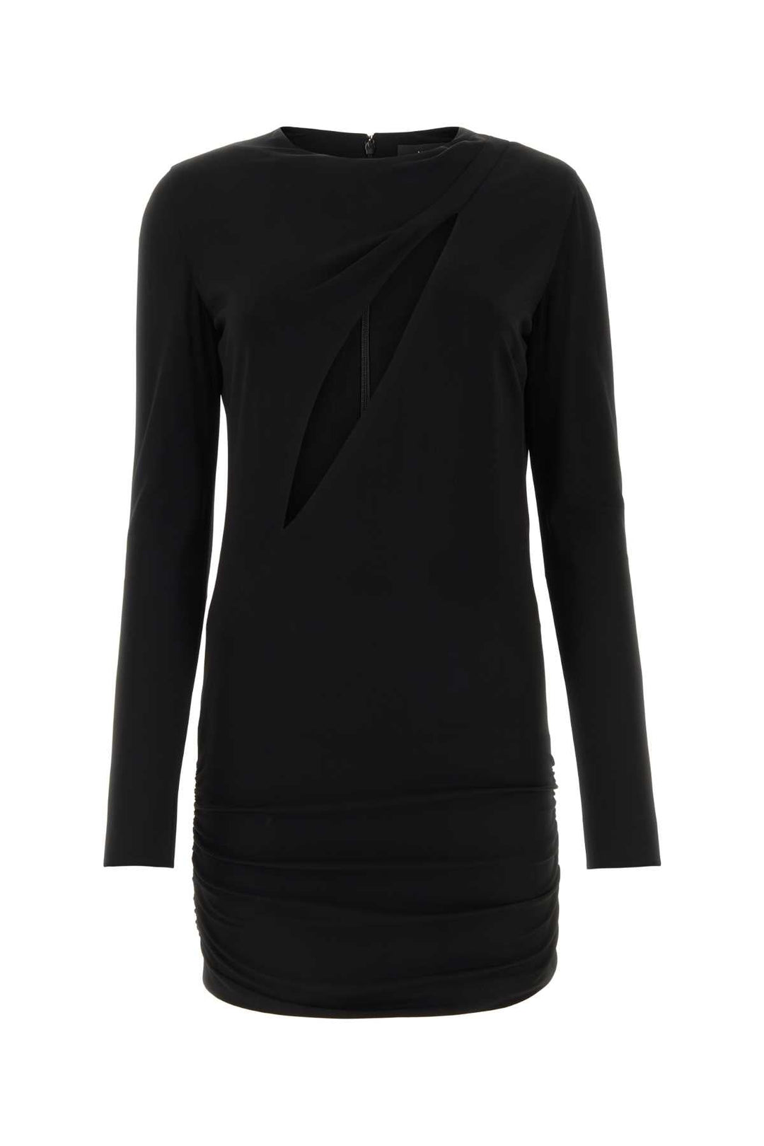 Versace Women Black Stretch Viscose Mini Dress