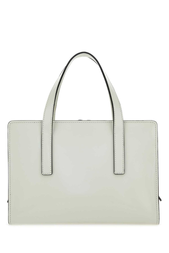 Prada Women Ivory Leather Re-Edition 1995 Handbag