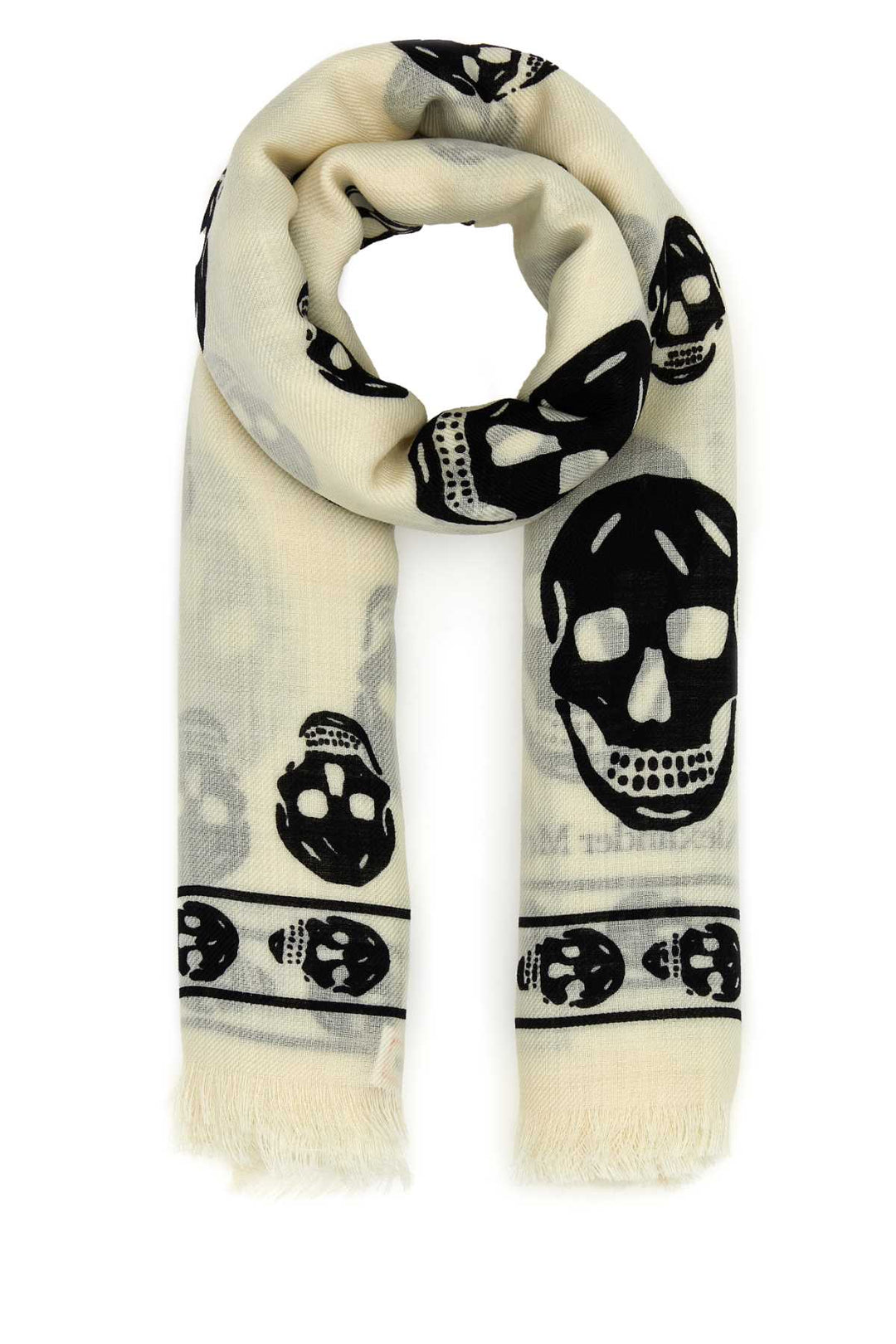 Alexander Mcqueen Women Embroidered Wool Foulard