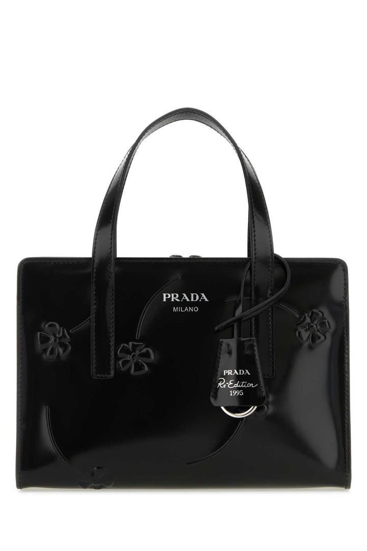 Prada Women Black Leather Re-Edition 1995 Handbag