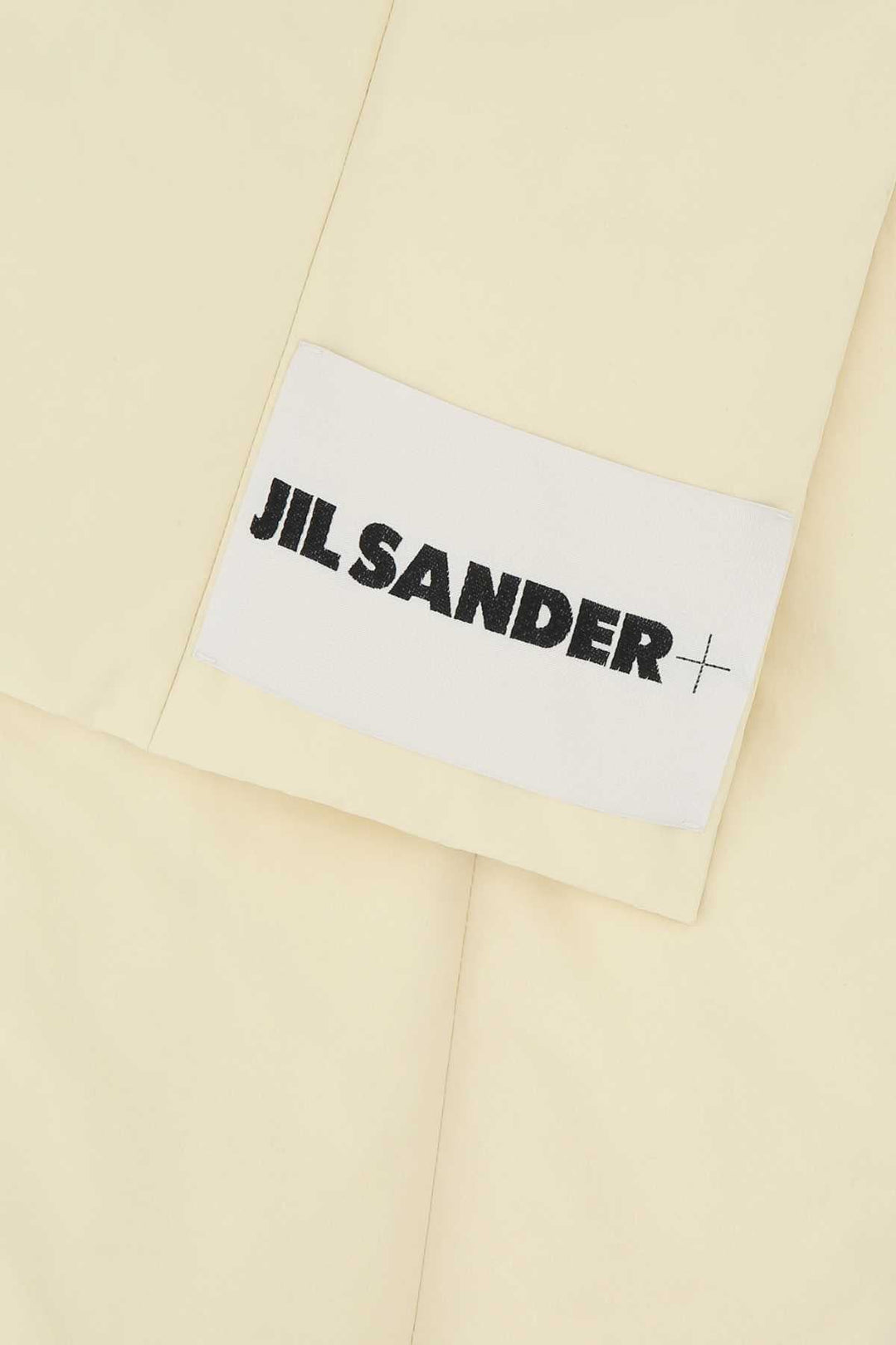 Jil Sander Women Cream Polyester Scarf