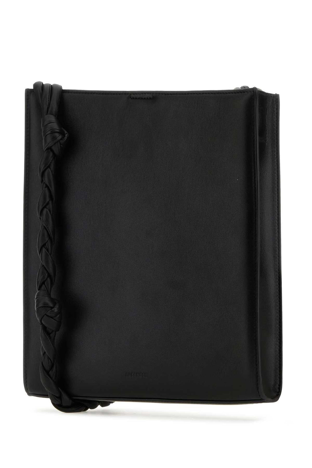 Jil Sander Women Black Leather Medium Tangle Shoulder Bag
