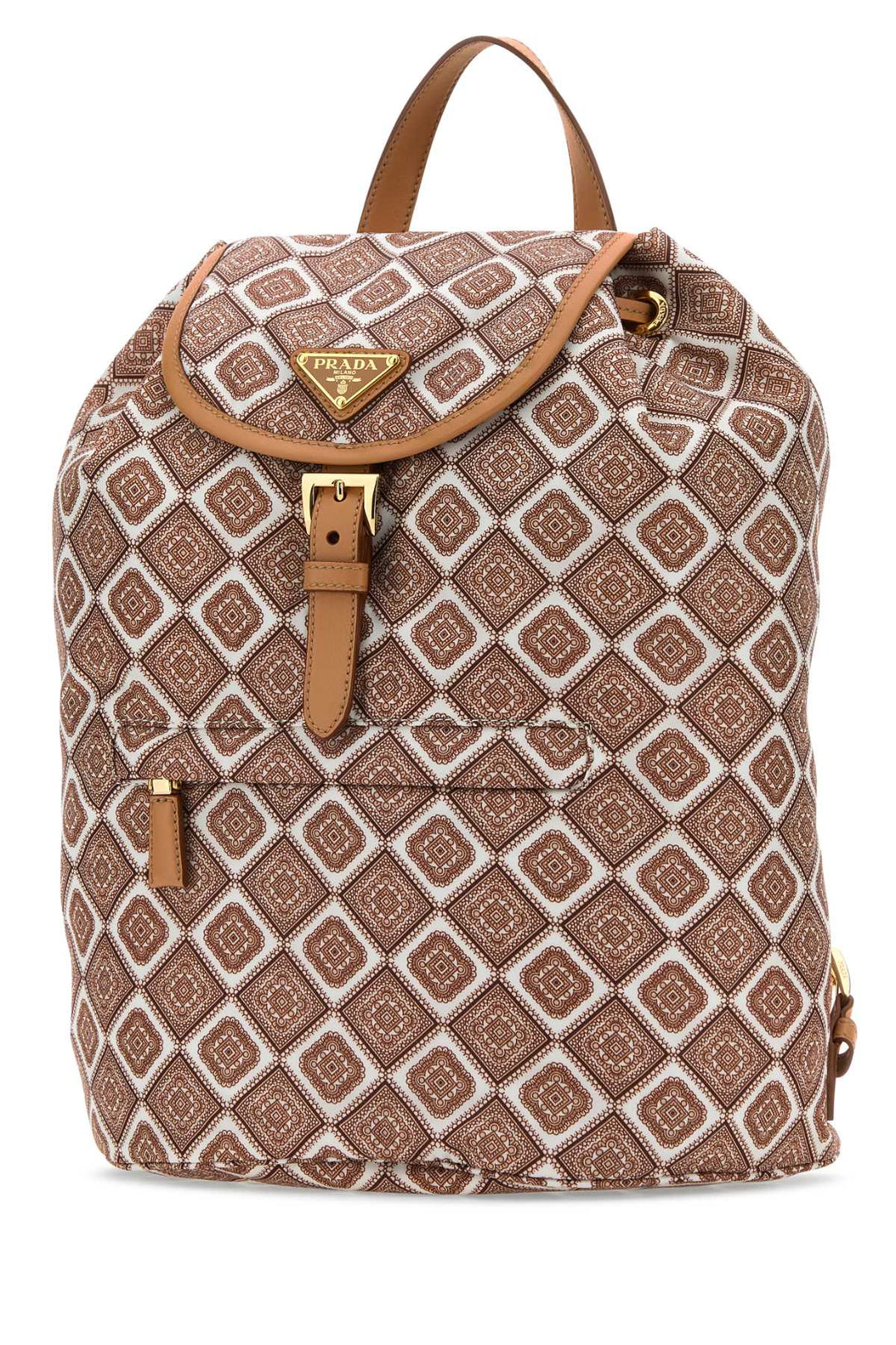 Prada Women Printed Re-Nylon Backpack
