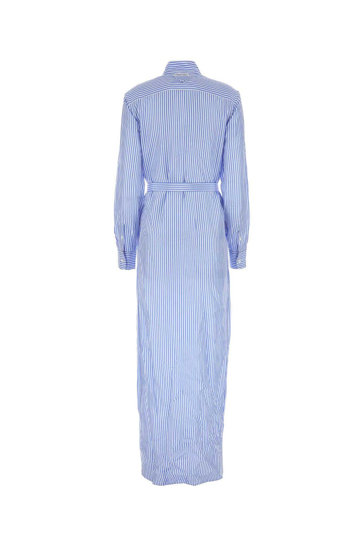 Prada Women Printed Silk Shirt Dress