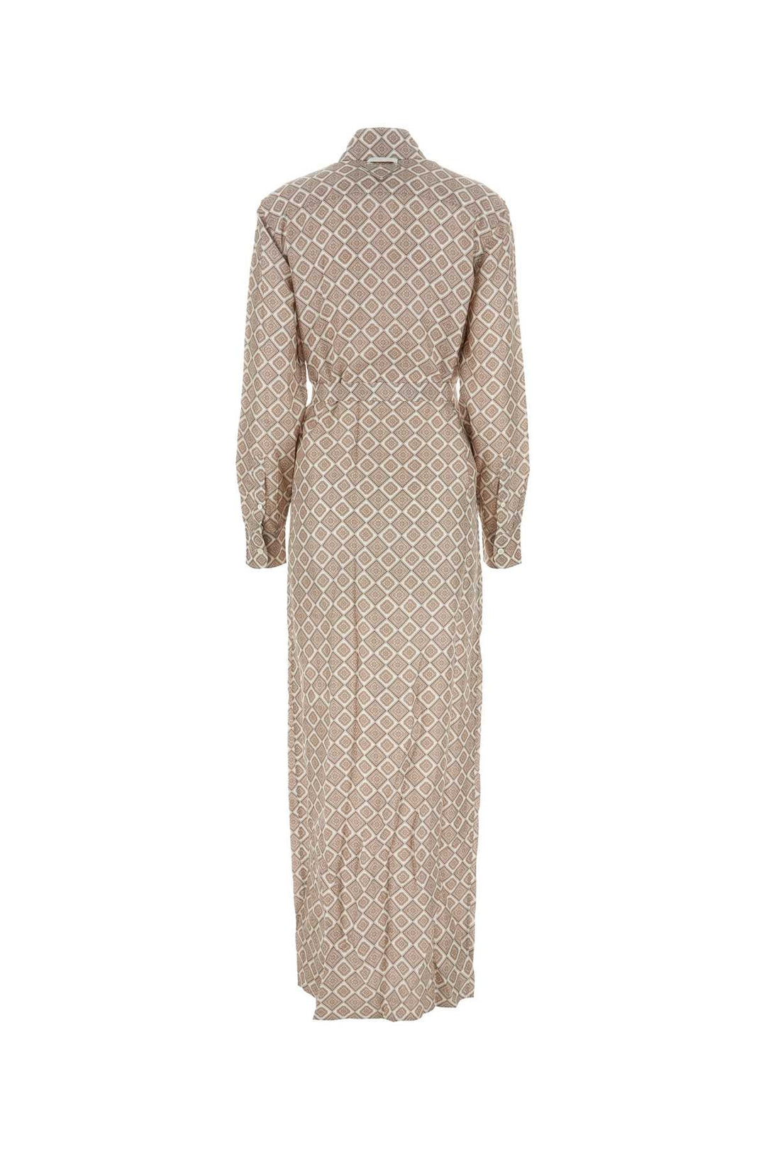 Prada Women Printed Silk Shirt Dress