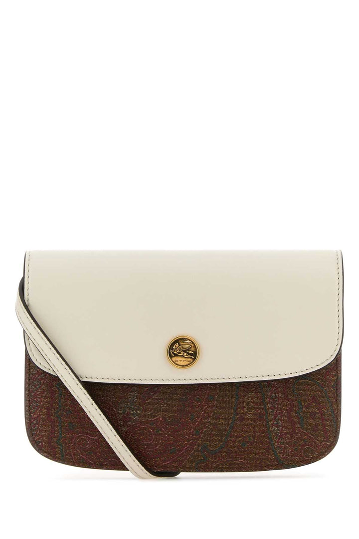 Etro Women Printed Canvas Essential Xs Crossbody Bag