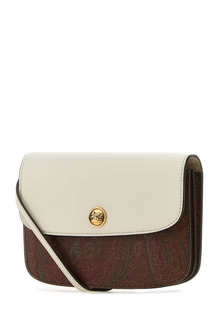Etro Women Printed Canvas Essential Xs Crossbody Bag