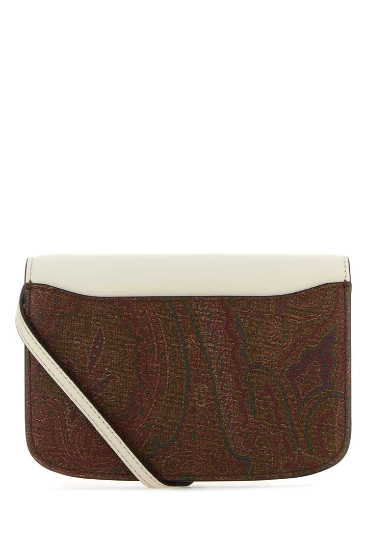 Etro Women Printed Canvas Essential Xs Crossbody Bag