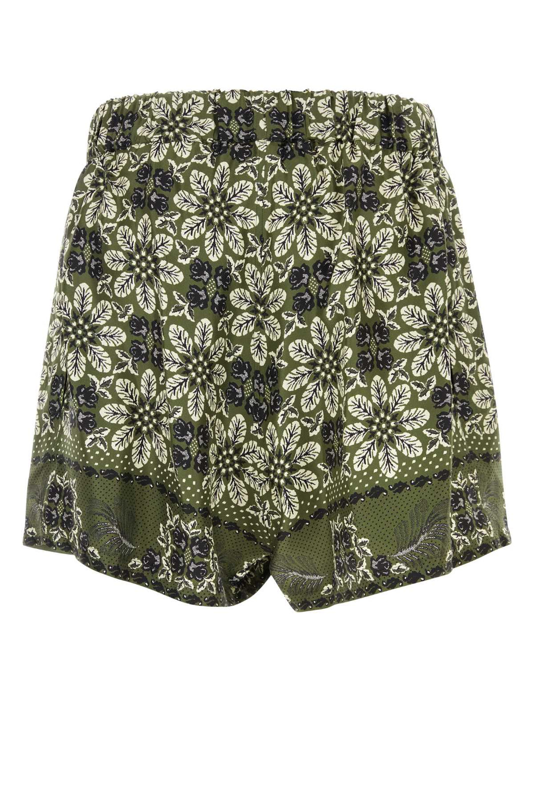 Etro Men Printed Silk Bermuda Shorts