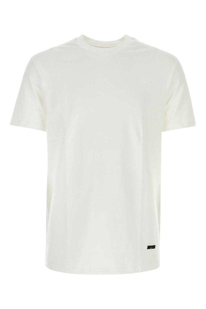 Jil Sander Men White Cotton T-Shirt