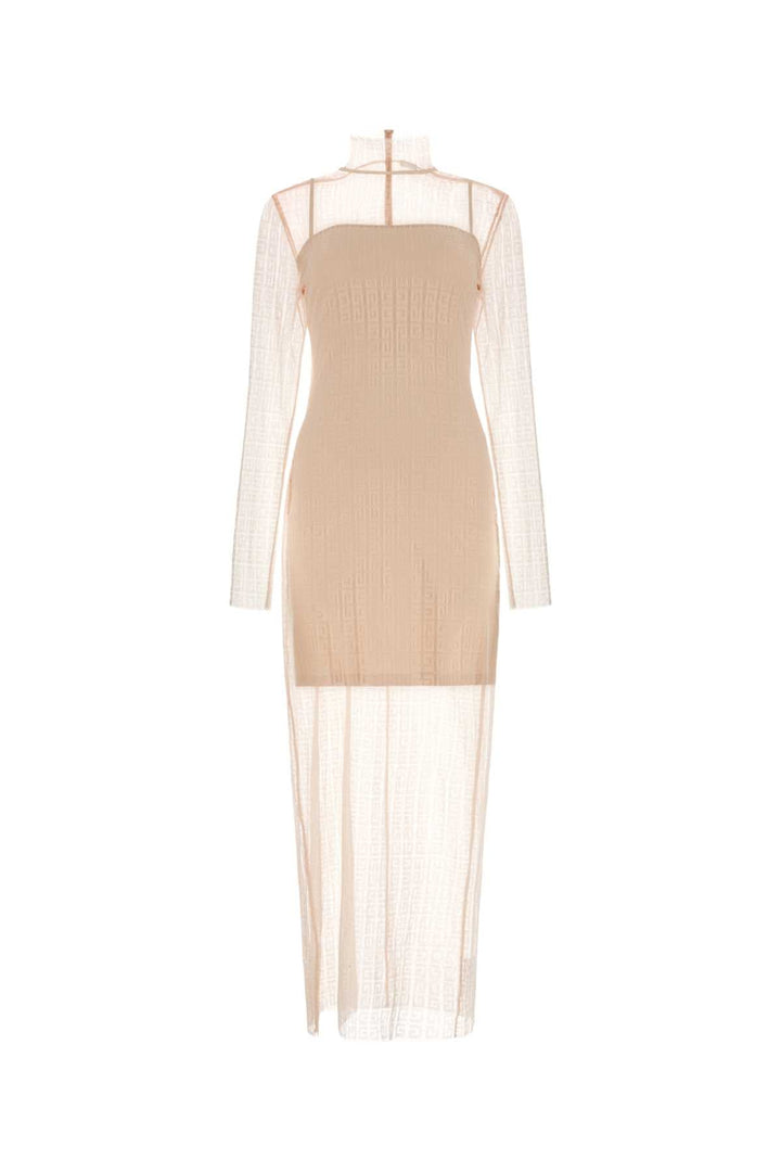 Givenchy Women Pink Lace 4G Dress