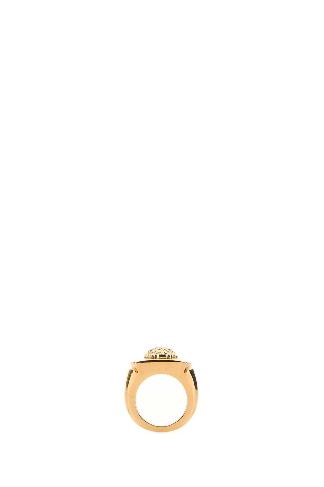 Versace Women Gold Metal Medusa Ring