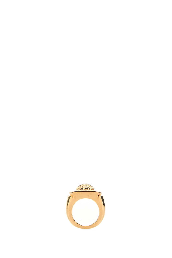 Versace Women Gold Metal Medusa Ring