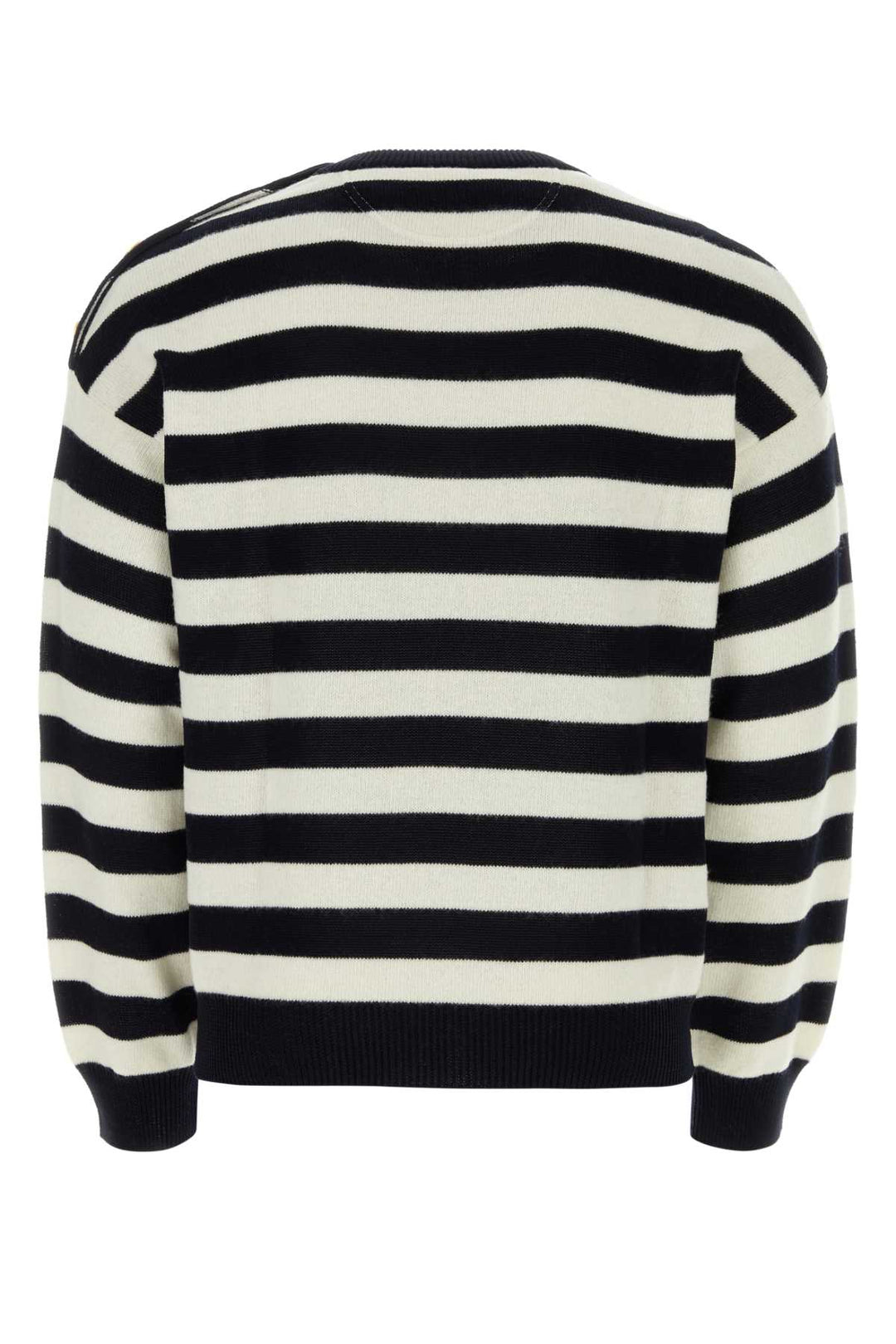 Valentino Garavani Men Embroidered Cotton Blend Sweater