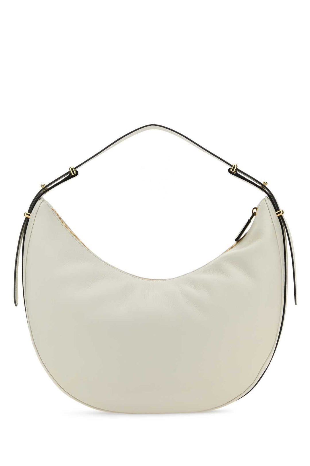 Prada Women White Leather Big Arqu㨠Handbag