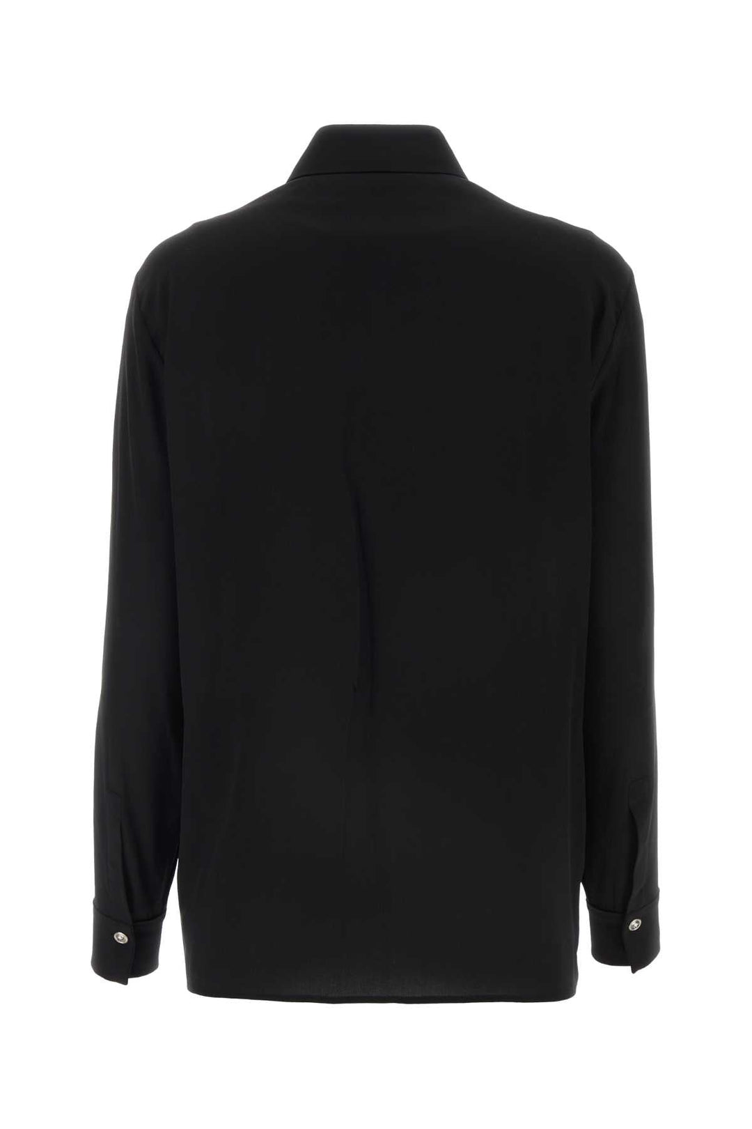 Versace Women Black Crepe Shirt