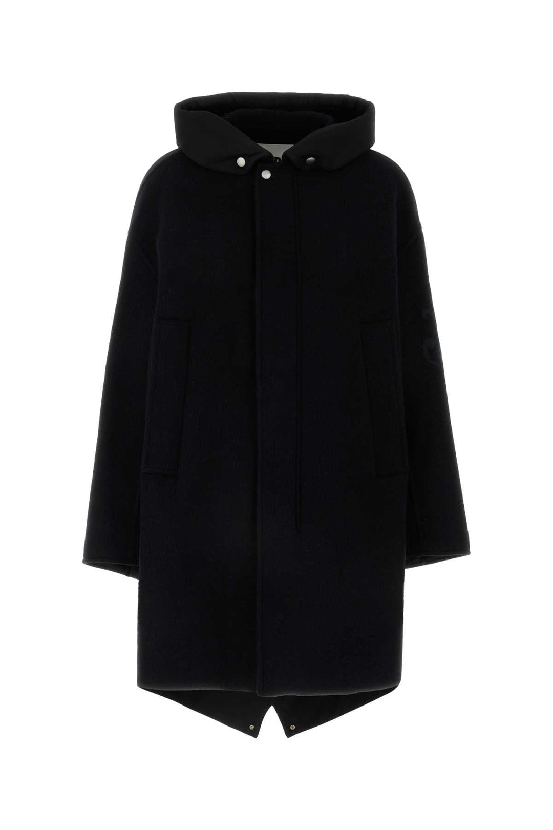 Jil Sander Women Black Wool Parka