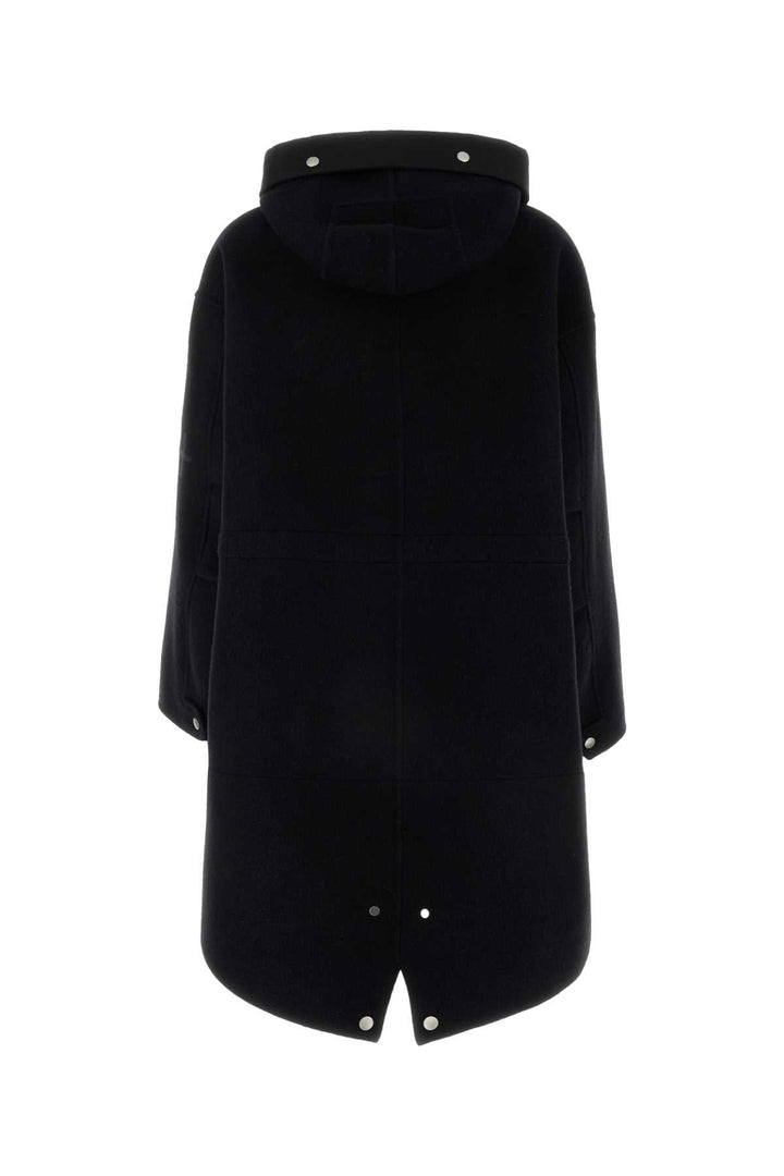 Jil Sander Women Black Wool Parka