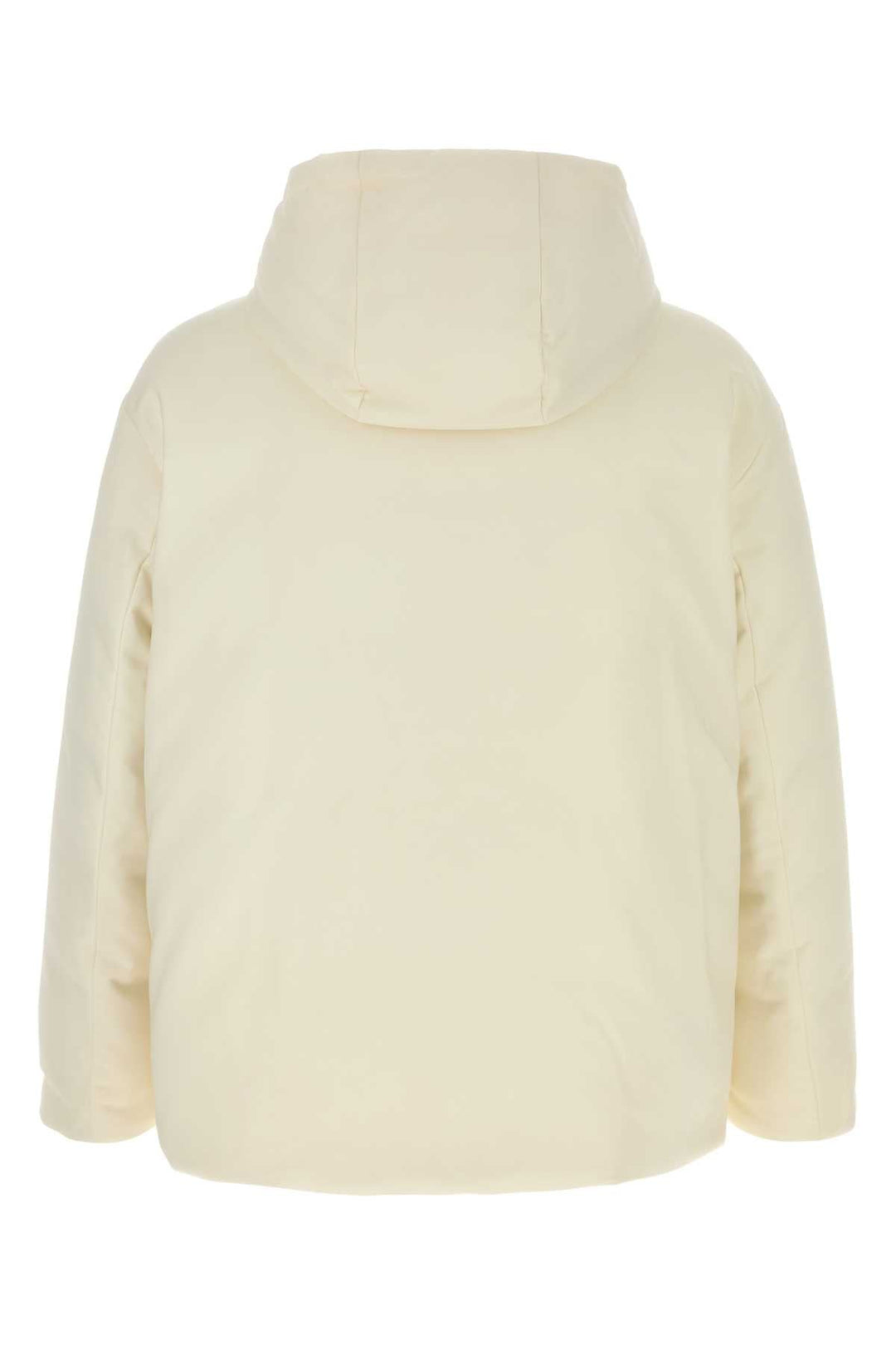 Valentino Garavani Men Ivory Wool Blend Padded Jacket