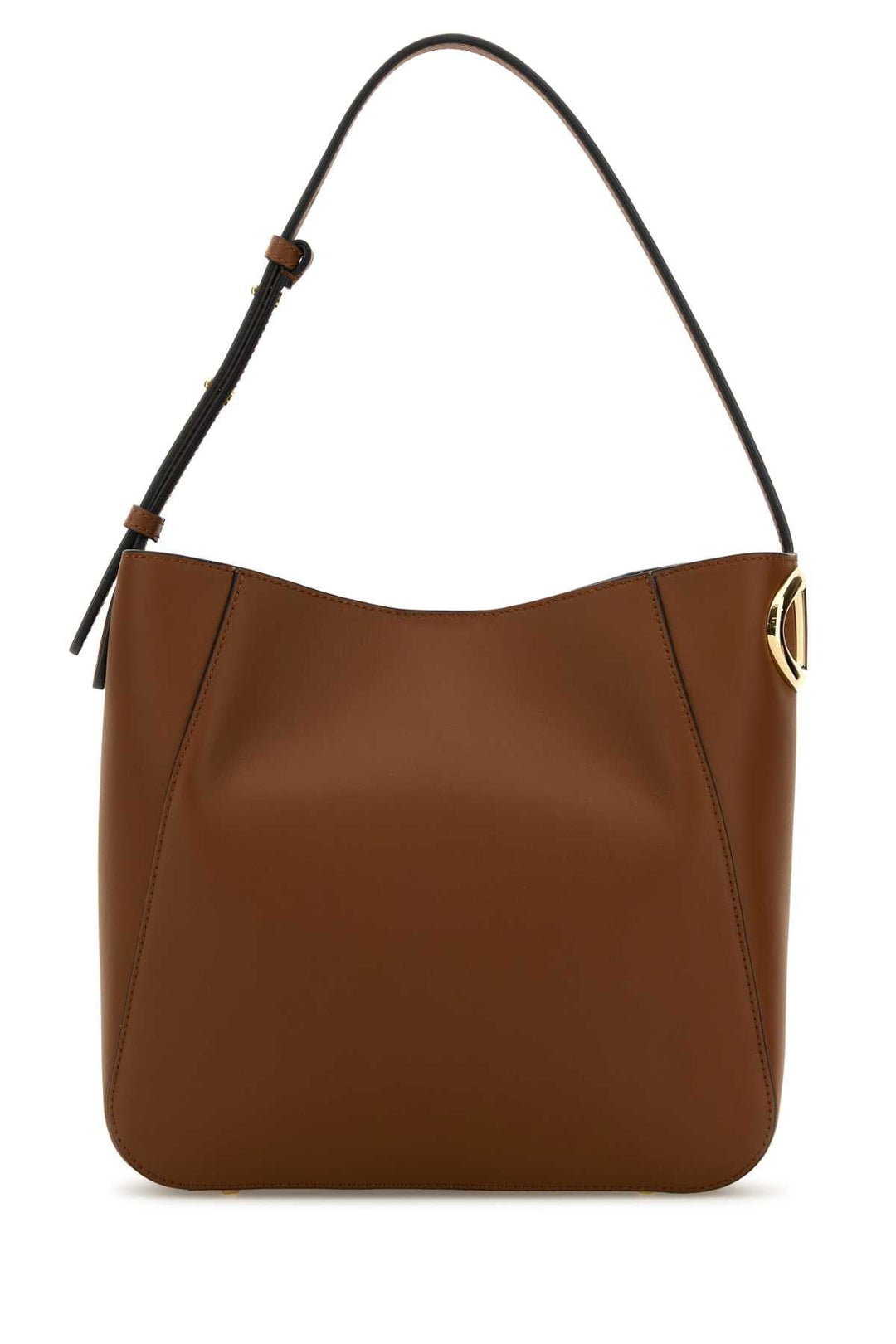 Valentino Garavani Women Brown Leather Vlogo Bucket Bag
