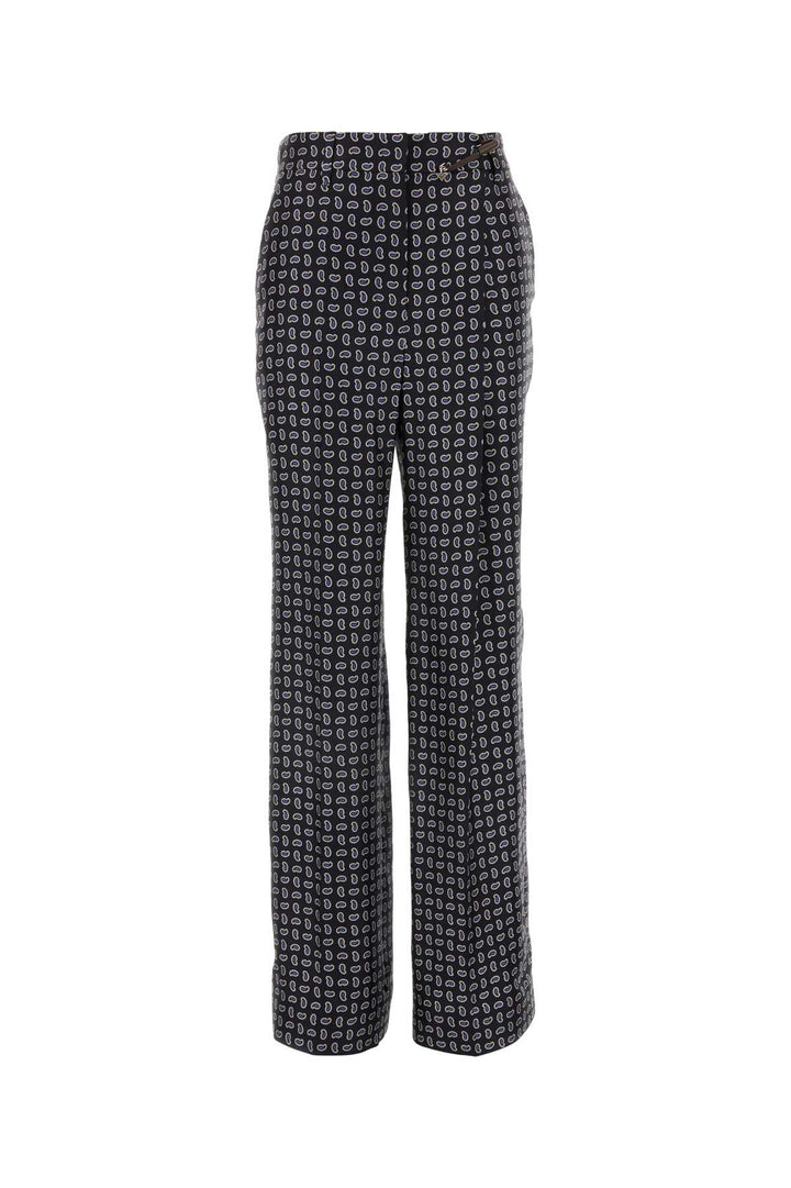 Prada Women Printed Silk Pant
