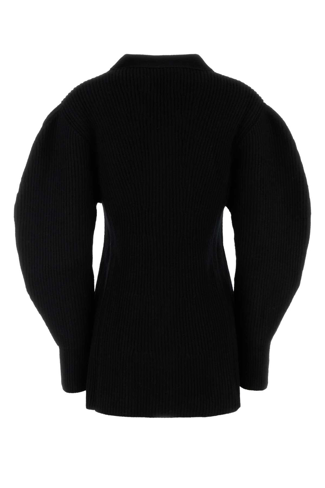 Jil Sander Women Black Wool Cardigan