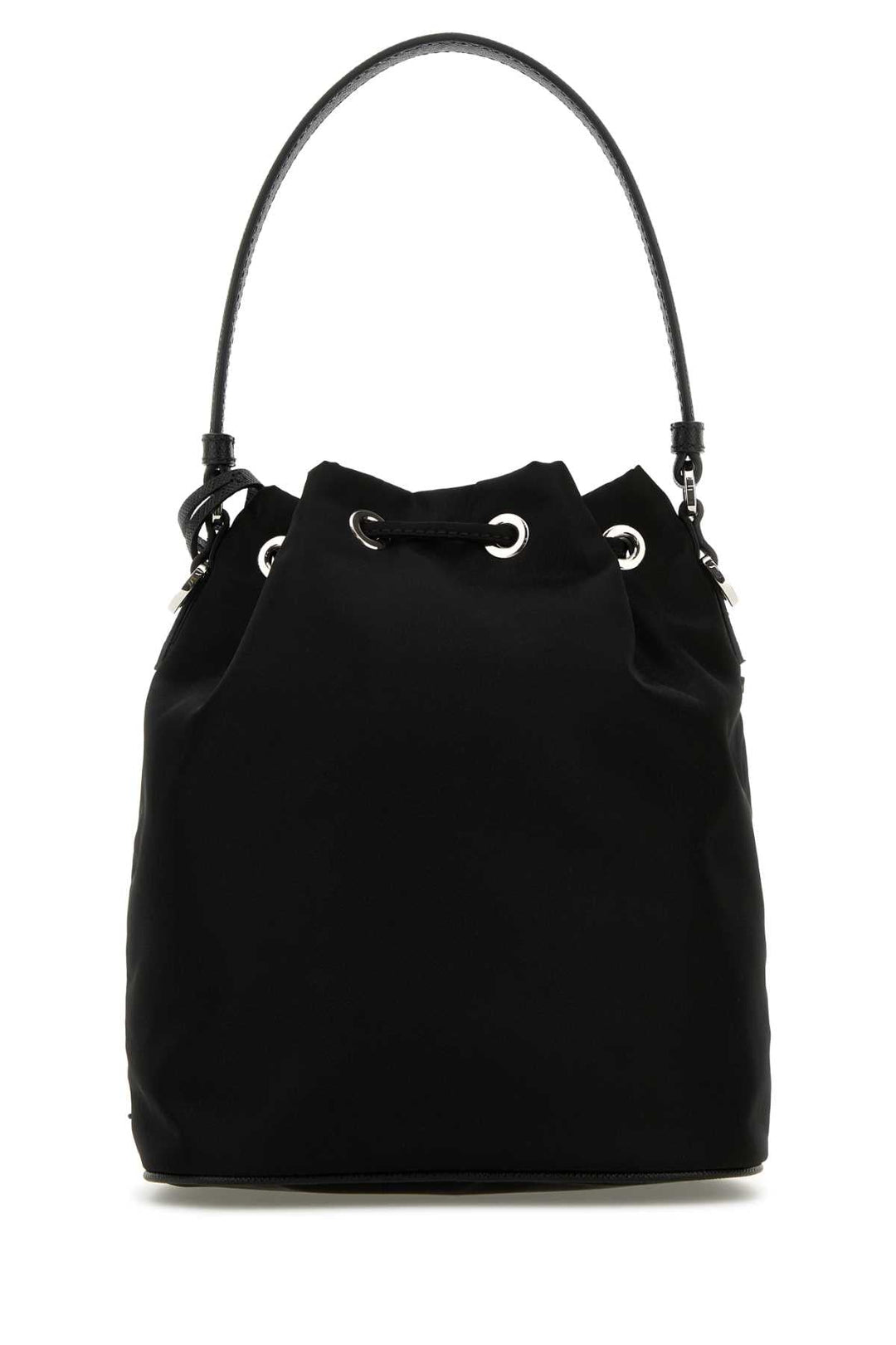 Prada Women Black Nylon Bucket Bag