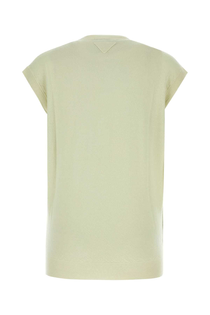 Prada Women Pastel Green Cashmere Vest