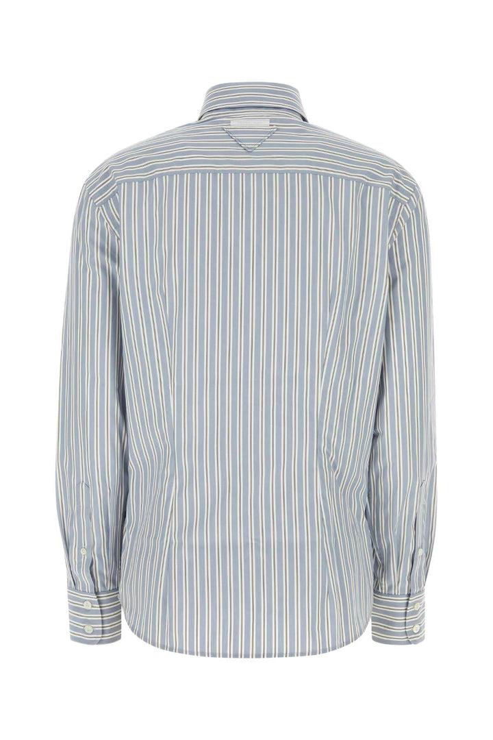 Prada Women Embroidered Poplin Shirt
