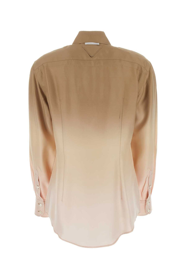 Prada Women Multicolor Twill Shirt