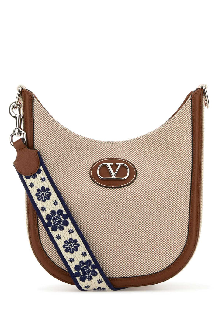 Valentino Garavani Women Top-Tone Canvas Vlogo Signature Shoulder Bag