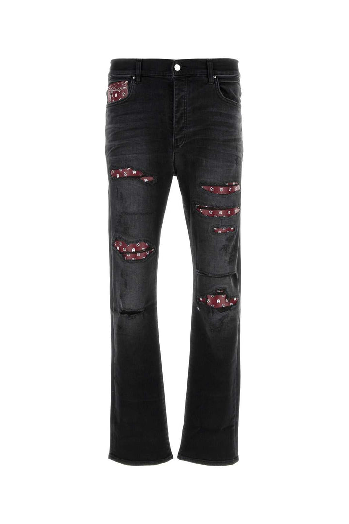 Amiri Men Black Stretch Denim Jeansâ