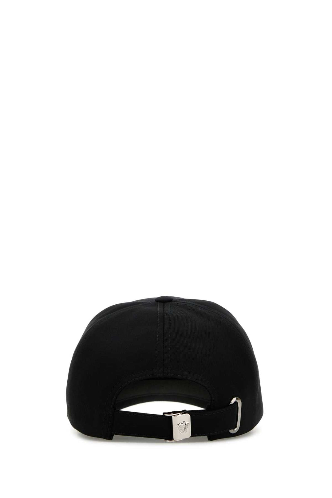 Versace Men Black Cotton Baseball Cap