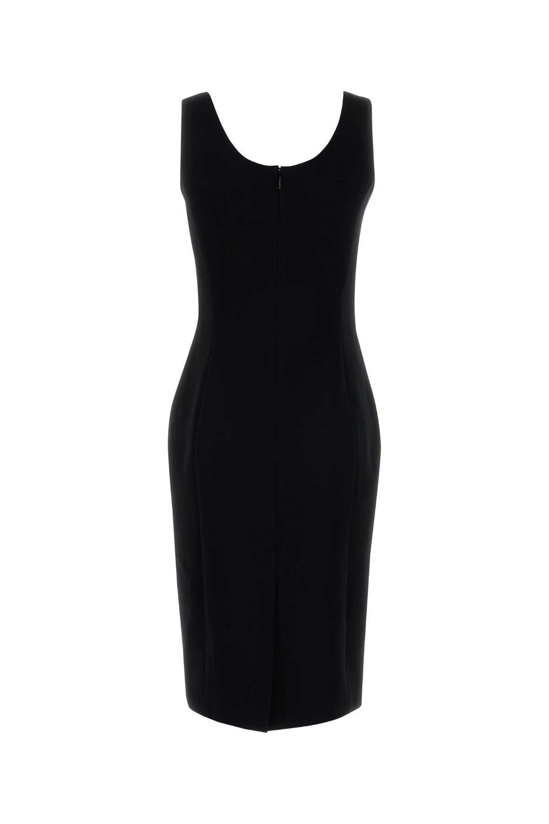 Versace Women Black Stretch Cady Dress