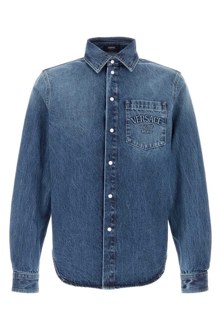 Versace Men Denim Shirt