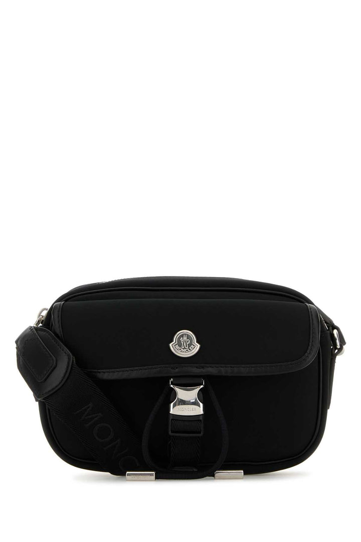 Moncler Women Black Canvas New Trick Crossbody Bag
