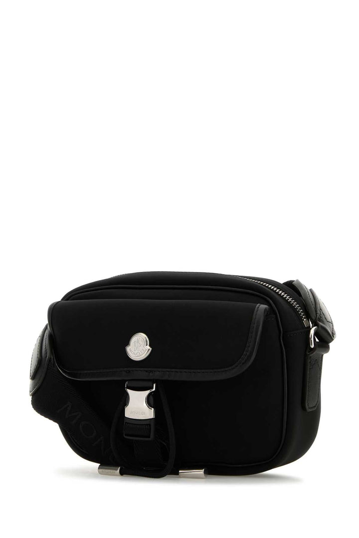 Moncler Women Black Canvas New Trick Crossbody Bag
