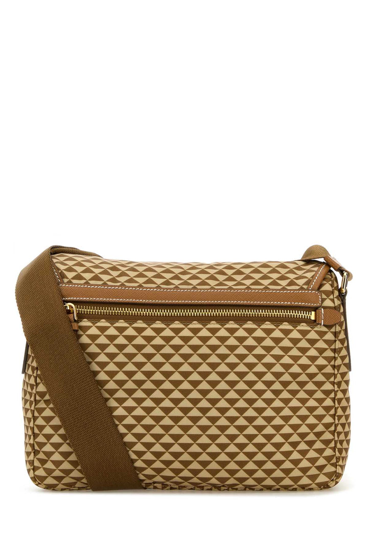 Prada Women Printed Re-Nylon Crossbody Bag