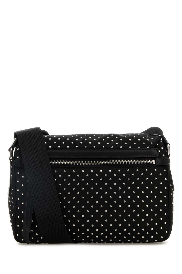 Prada Women Black Re-Nylon Crossbody Bag