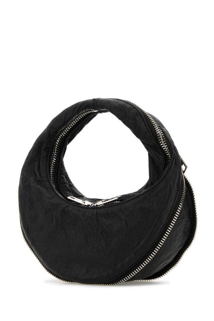 Alexander Wang Women Black Leather Twist Handbag