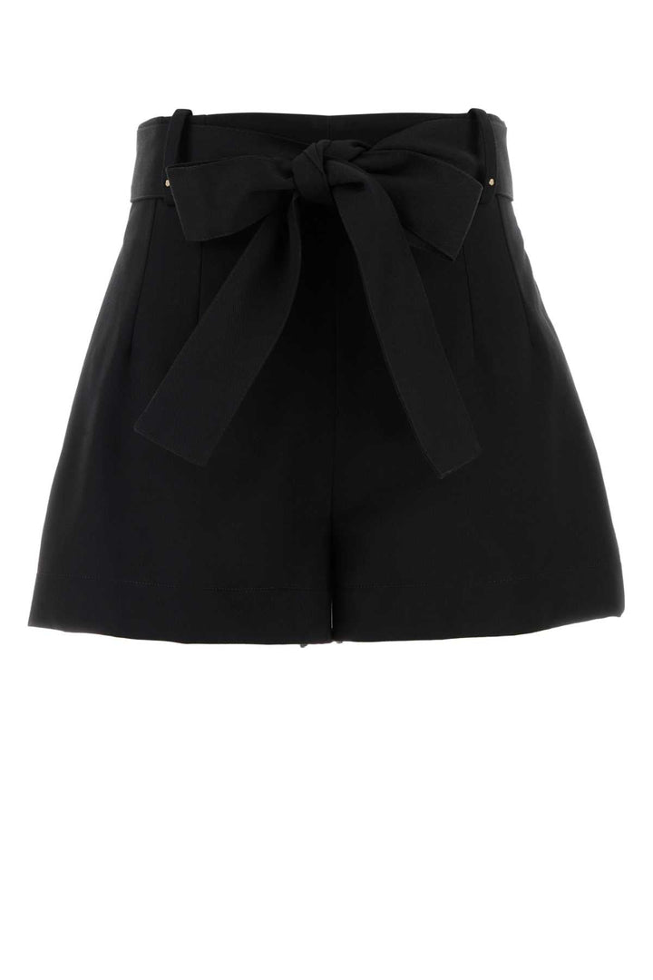 Moncler Women Black Polyester Blend Shorts