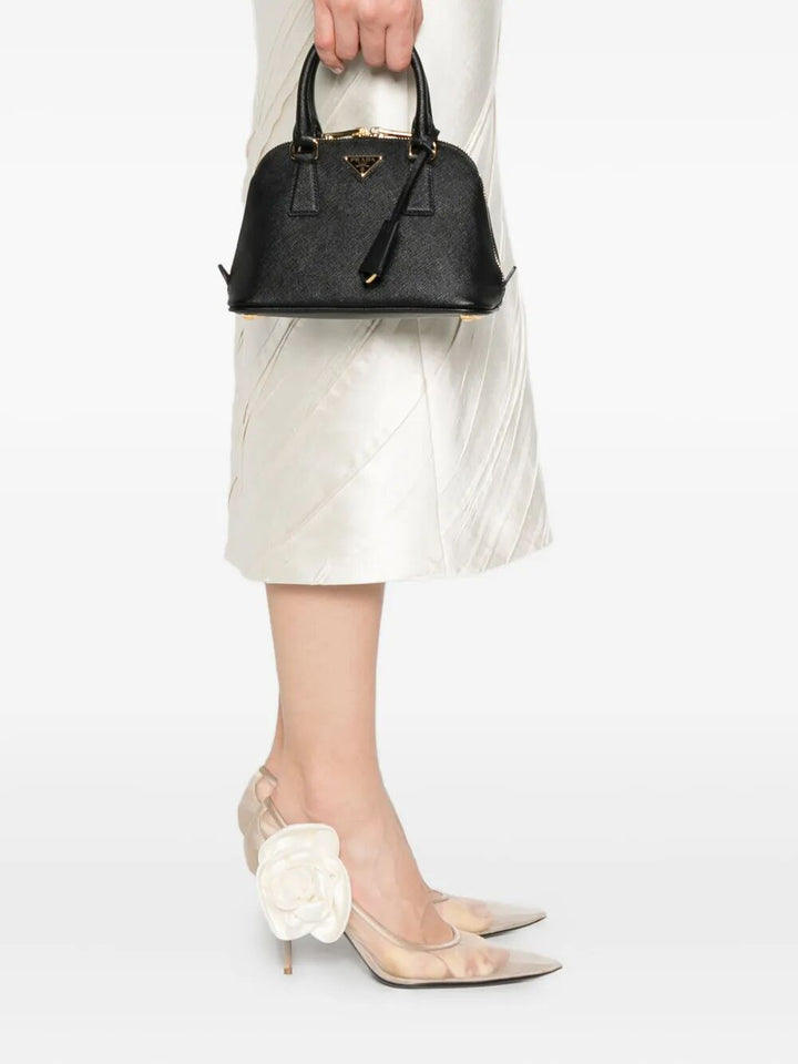 Prada Women Promenade Saffiano Leather Handbag