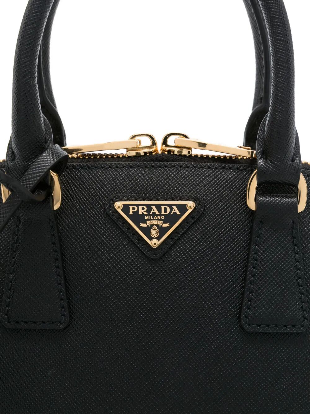 Prada Women Promenade Saffiano Leather Handbag