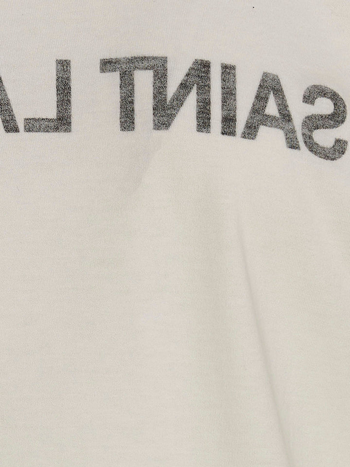 Saint Laurent Women Logo Print T-Shirt