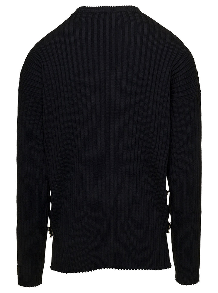 Versace Men Maglia Girocollo Buckle Look Sfilata