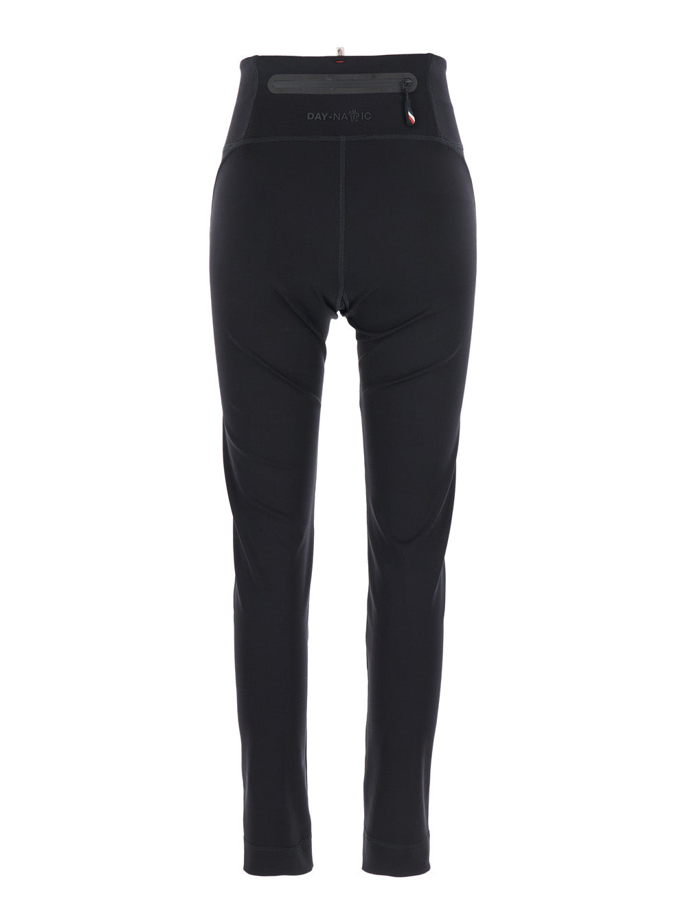 Moncler Grenoble Women Black Leggings With Back Pocket In Tech Fabric Woman