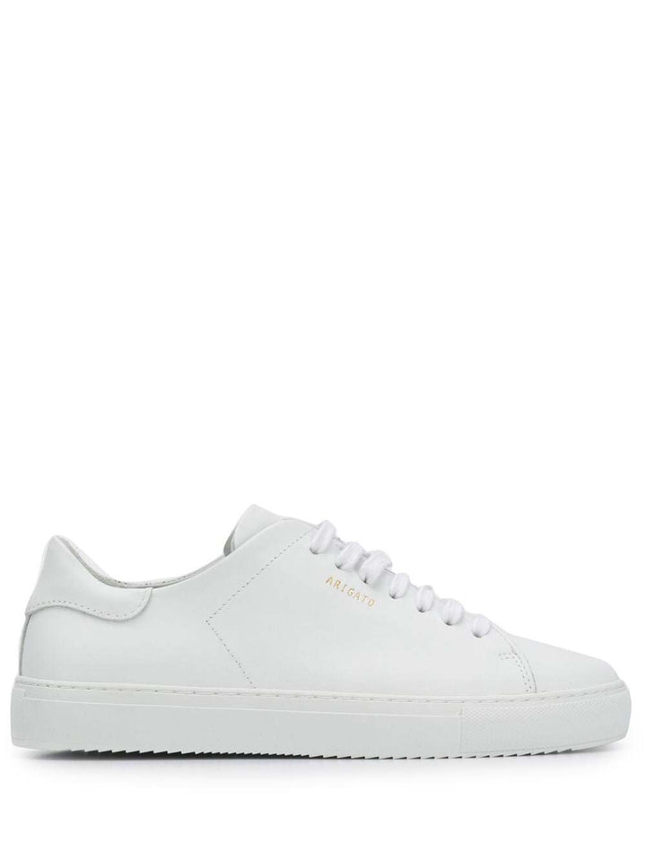 Axel Arigato Women 'Clean 90' White Sneakers With Printed Logo In Leather Woman Axel Arigato